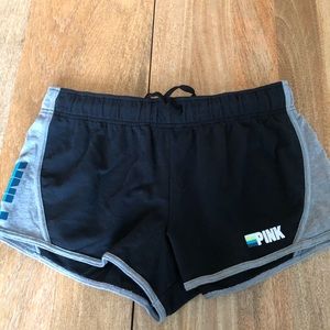 Grey and White Pink VS Lounge Shorts